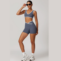 QUEENI Κομψό Σορτς - Μωβ