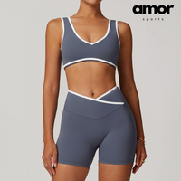 QUEENI Κομψό Σορτς - Μωβ