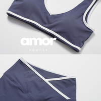 QUEENI Κομψό Σορτς - Μωβ