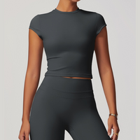 STELLA Premium Κοντομάνικο Μπλούζα - Σκούρο Γκρι