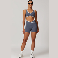 QUEENI Κομψό Σορτς - Μωβ