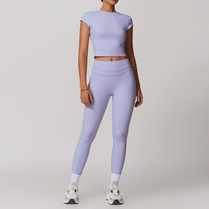 STELLA Short Sleeve Top Legging Set