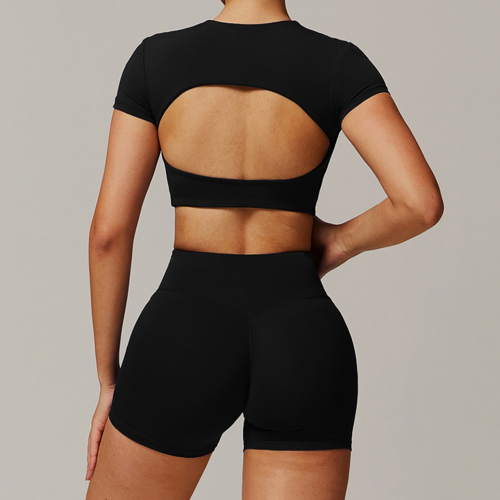 EVA Premium Short Top Sleeve Top Short Set