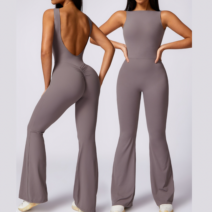 Adina Sexy Scrunch Backless Jumpsuit