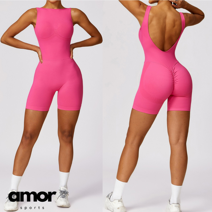 Seamless Deep-V Romper