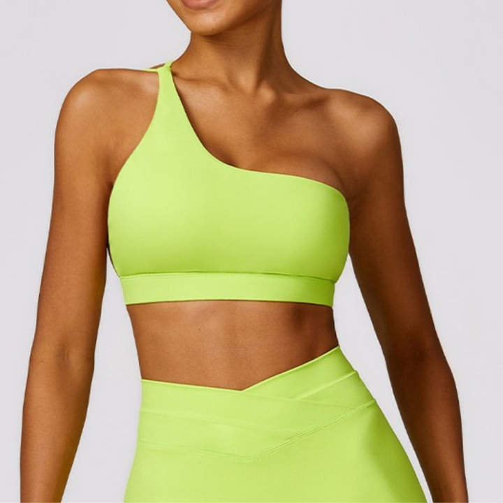 Single Shoulder Unique Style Crop Top