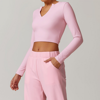 VERA Buttery Soft Long Sleeve Top - Pink