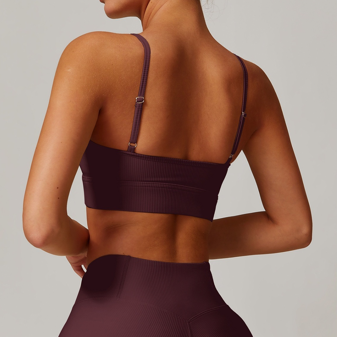DALI Ribbed Premium Short Set - Burgundy