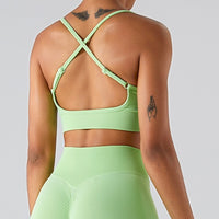 Premium Adjustable Crop Top - Green