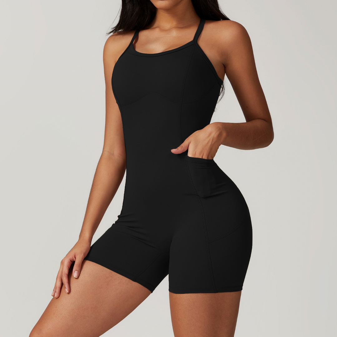 BETA Premium Quality Adjustable Romper - Black