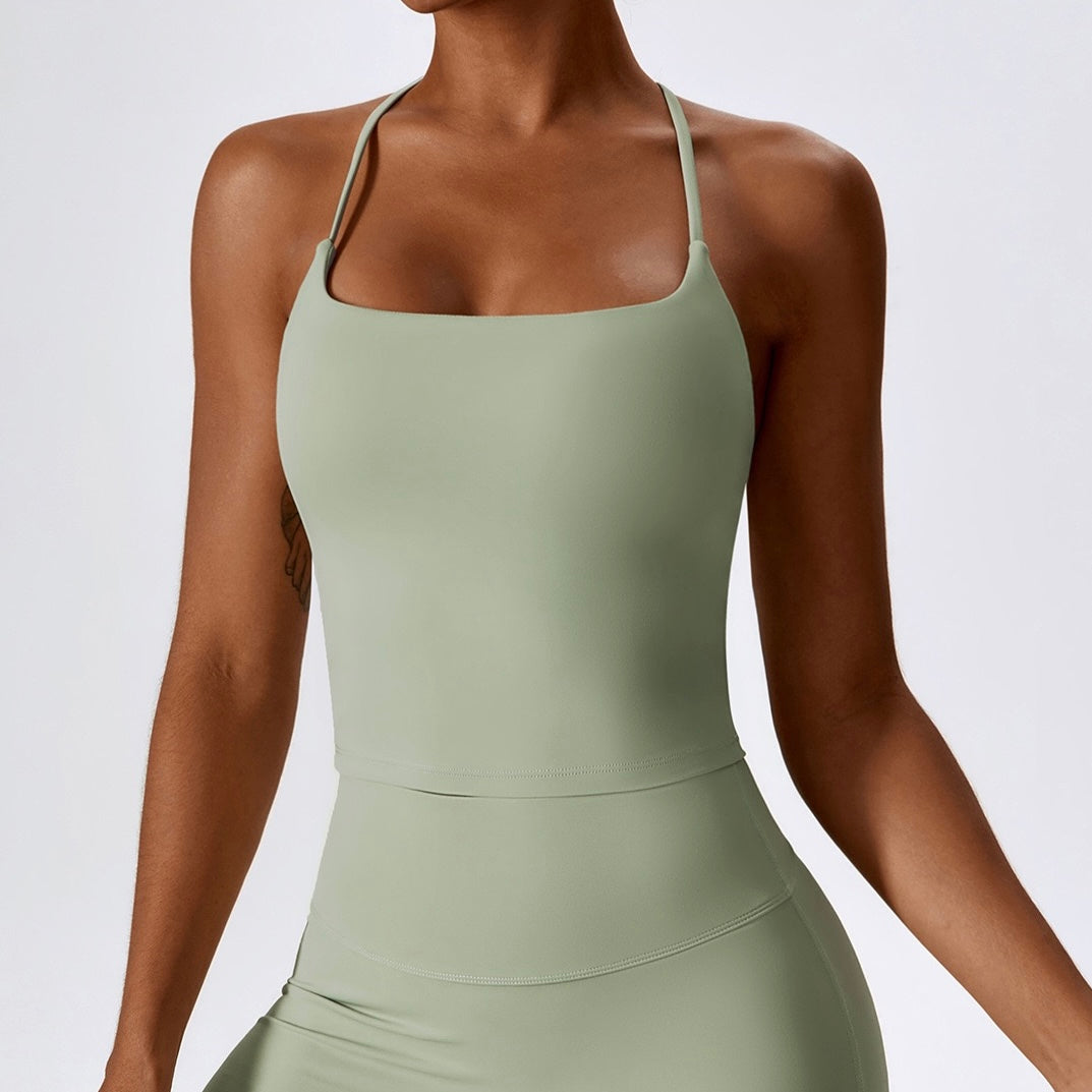 BETTY Premium Vest Top - Mint Green