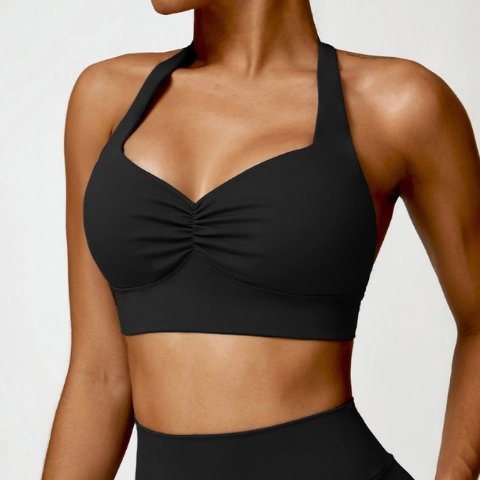 Stylish Backless Fasionable Crop Top - Black