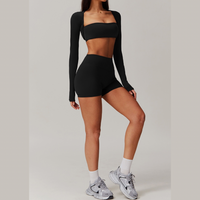 SleekFlex 3pcs Short Set - Black