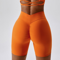 New Style Scrunched Short - Orange