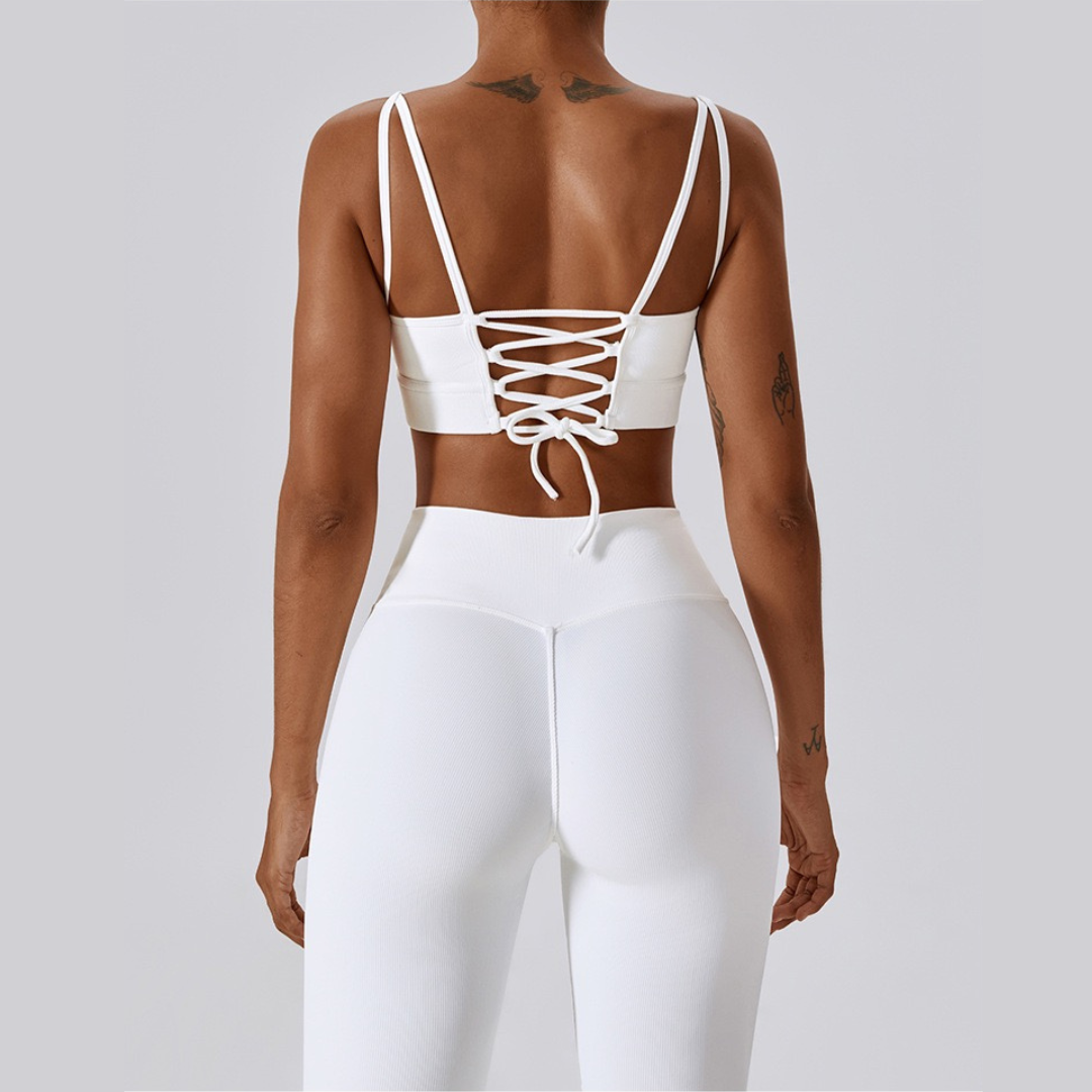 Premium Slim Legging Set - White