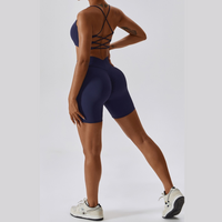 Short Stylish Couldy Soft Set - Navy Blue