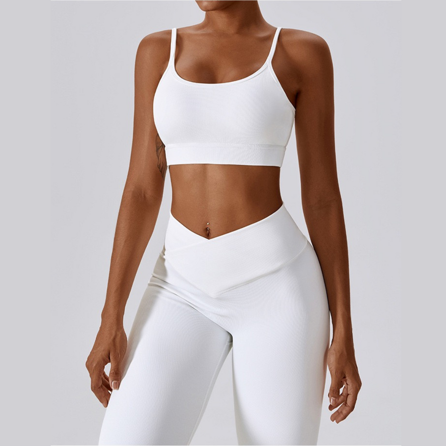 Premium Slim Legging Set - White