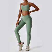 Premium Slim Legging Set - Green