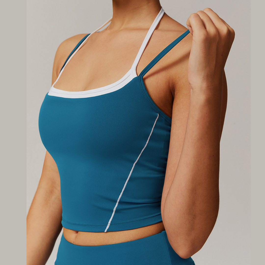MAYA Stylish Premium Crop Top - Blue