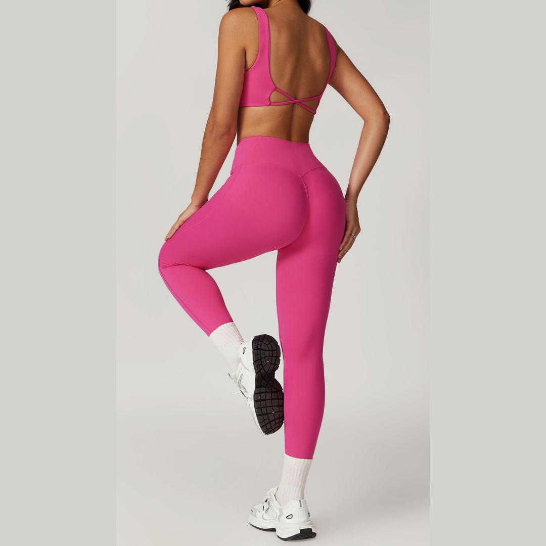 CAMILA Sexy Style Legging Set - Magenta