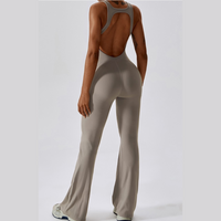 Timeless Bell Bottom Jumpsuit - Cement Grey