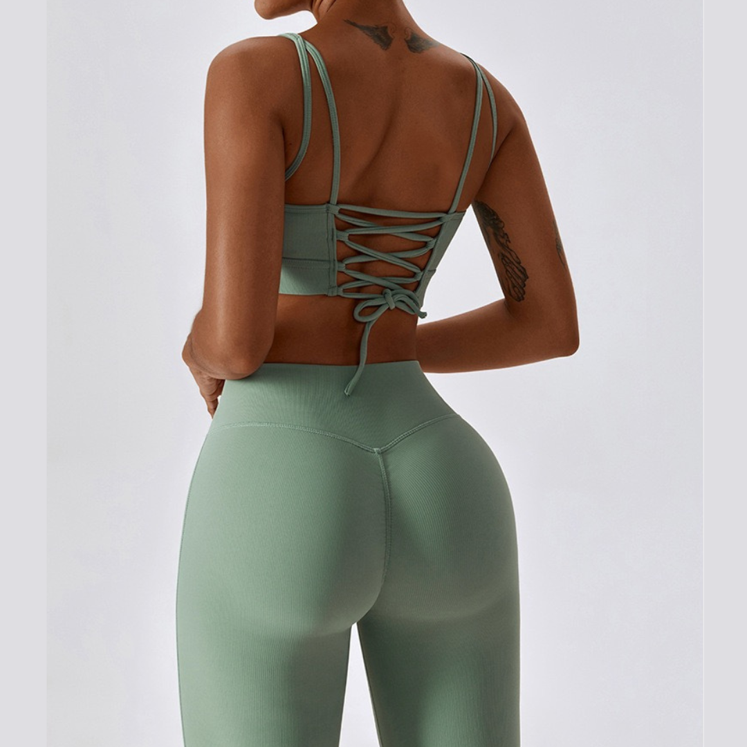 Premium Slim Legging Set - Green