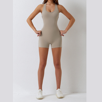 Classic Minimal Style Romper - Cement