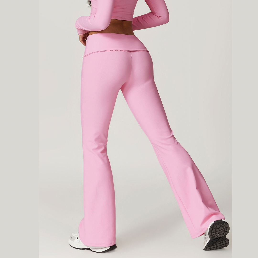 BONI Elegant Flared Legging - Pink