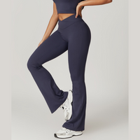 Sustainable Stylish Flared Legging - Navy 