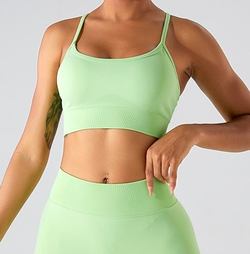 Premium Adjustable Crop Top - Green