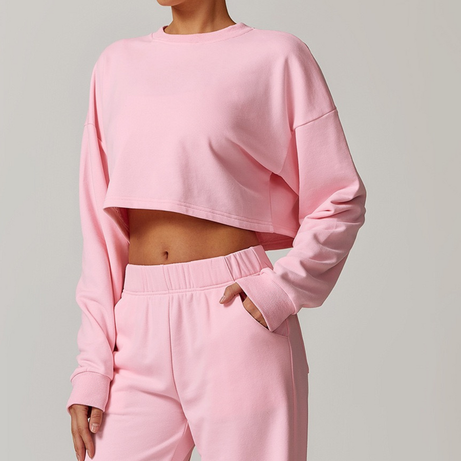 VERA Open Back Jumper Top - Pink