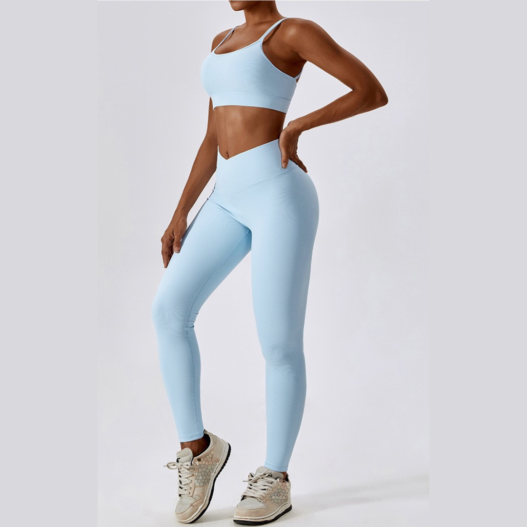 Premium Slim Legging Set - Blue