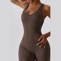 Timeless Bell Bottom Jumpsuit - Coffee Brown