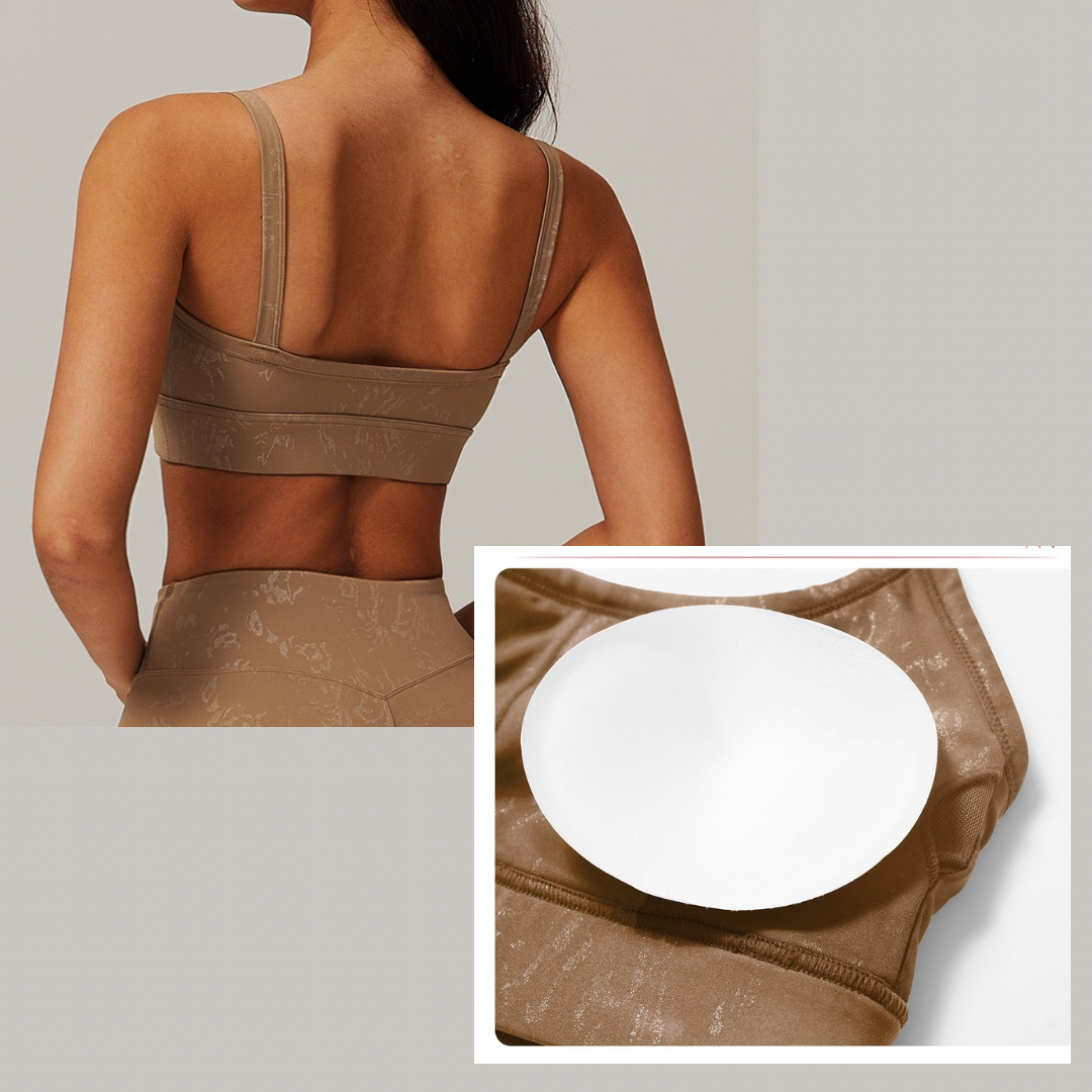 Elysian Glow Sculpt Short Set - Brown