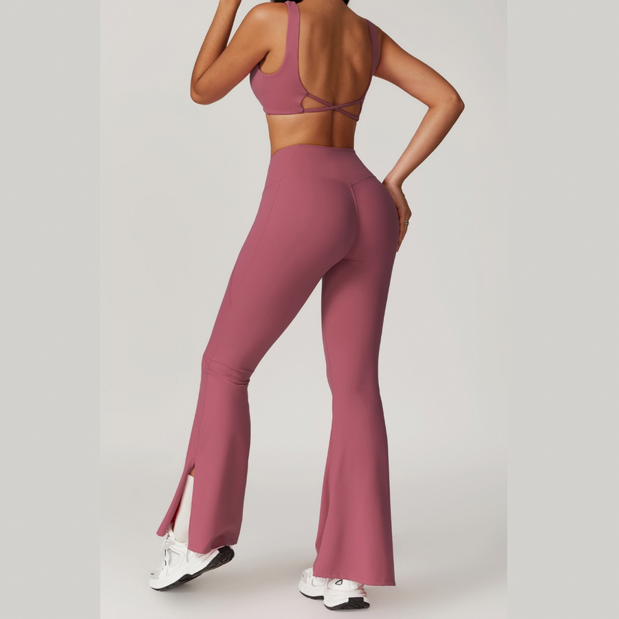 CAMILA Sexy Style Legging Set - Rose Vale