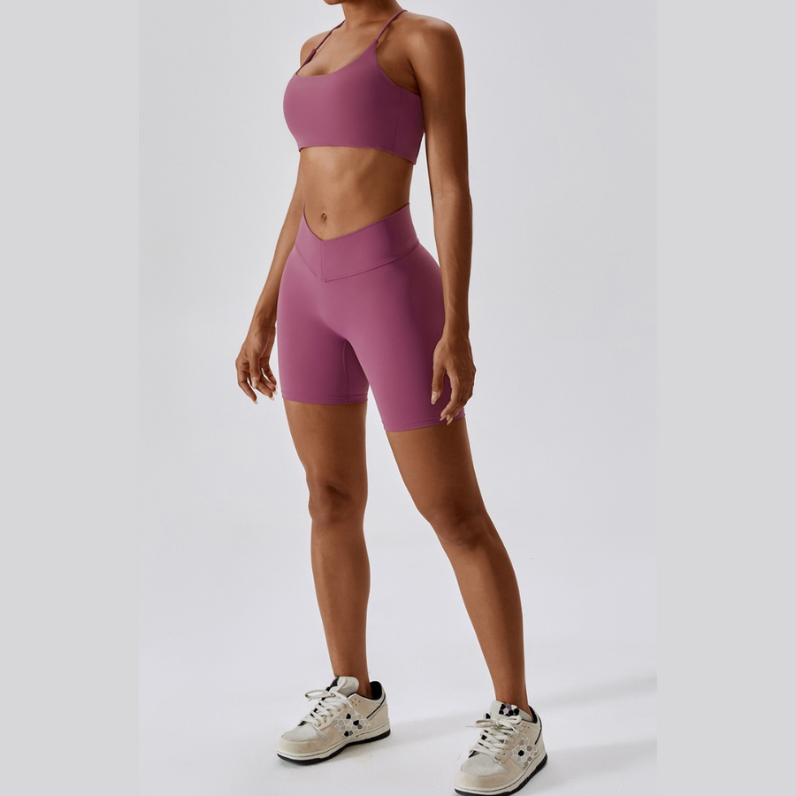 Short Stylish Couldy Soft Set - Purple Grapes