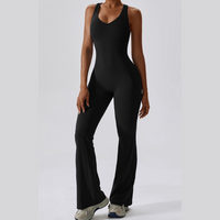 Timeless Bell Bottom Jumpsuit - Black