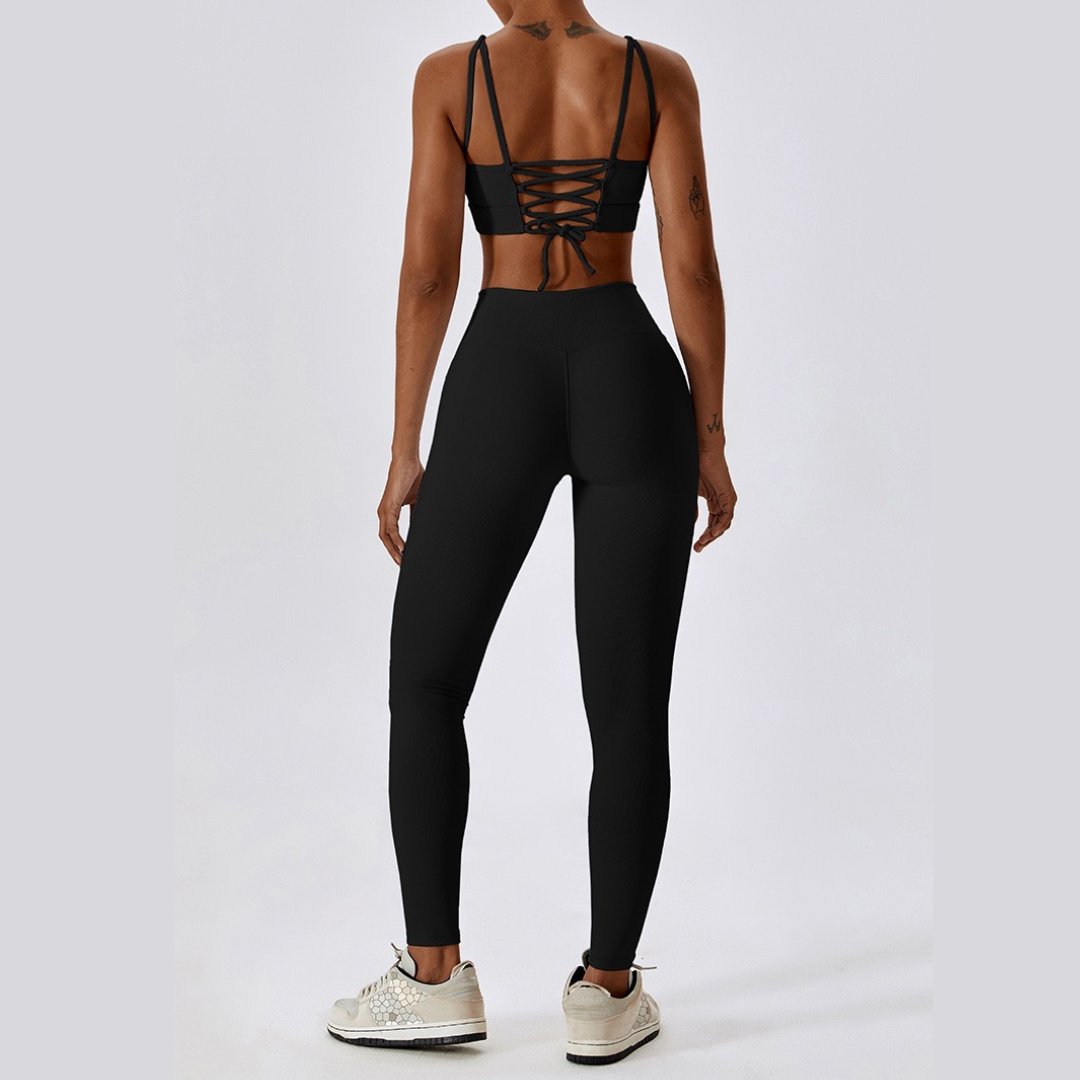 Premium Slim Legging Set - Black