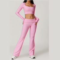 BONI Long Sleeve Top Legging Set - Pink