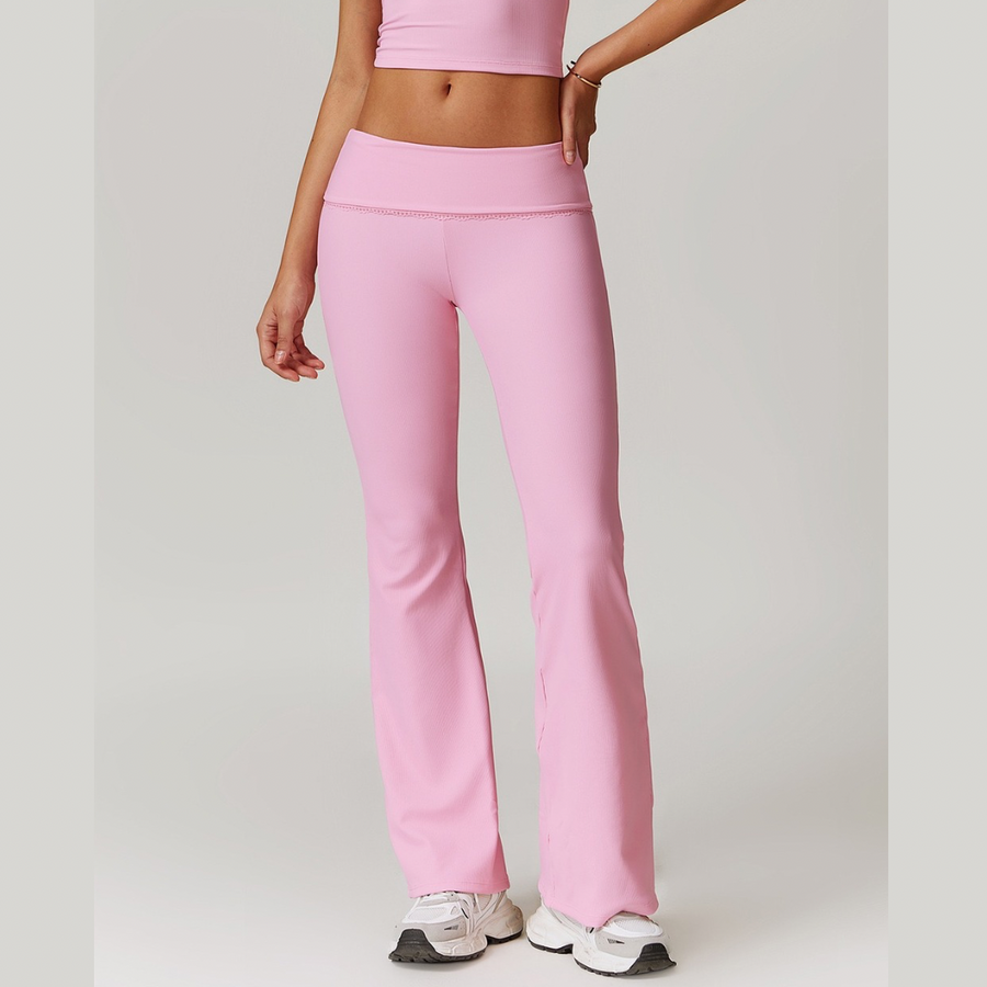 BONI Elegant Flared Legging - Pink