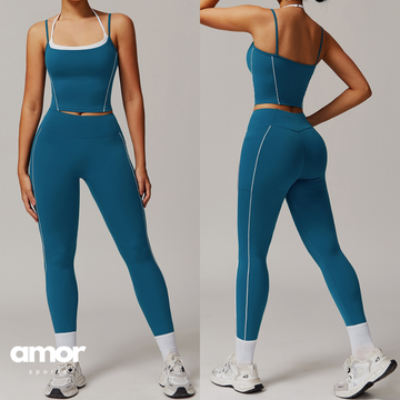 MAYA Stylish Skinny Legging Set - Blue