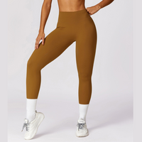 Σέξυ στυλ Skinny Scrunched legging - Caramel