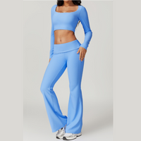 BONI Long Sleeve Top Legging Set - Blue