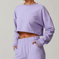 VERA Open Back Jumper Top - Lavender