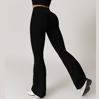 Sustainable Stylish Flared Legging - Black