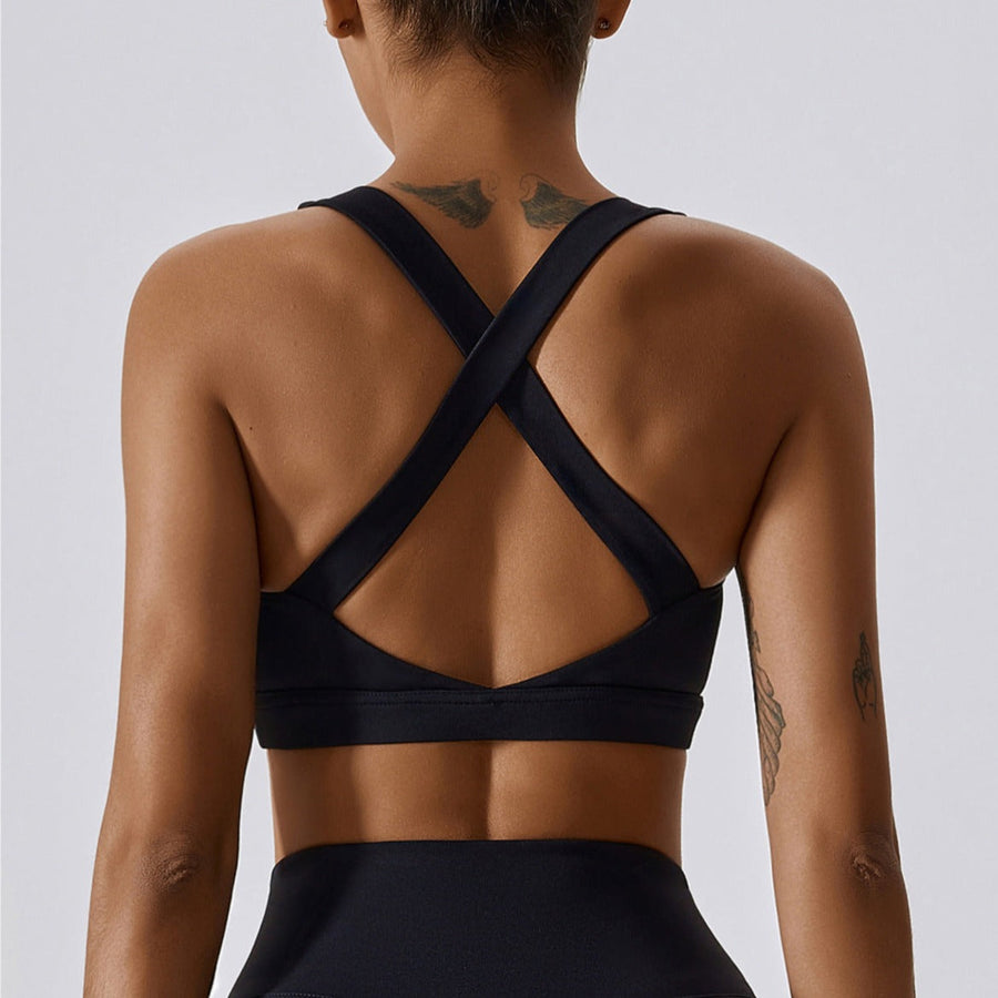 Summer X-Line Comfy Crop Top - Black