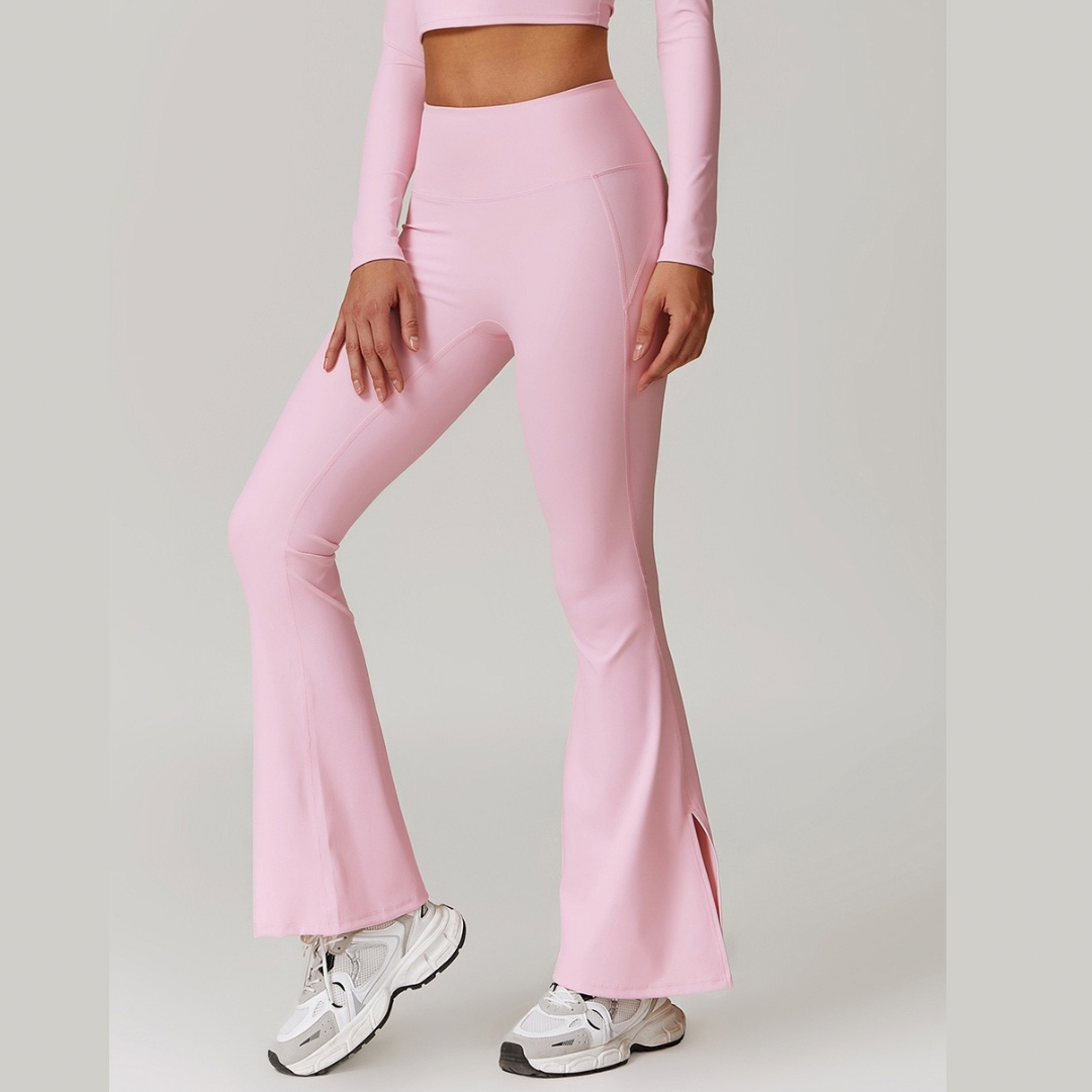 VERA Buttery Soft Flared Legging - Pink