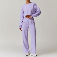 VERA 2 Pcs Open Back Winter Set - Lavender