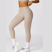 Sexy Style Skinny Scrunched Legging - Cement