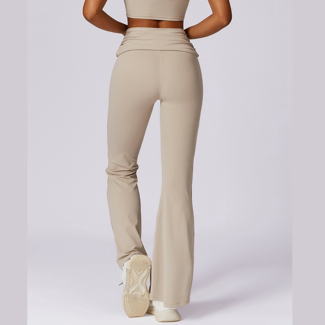 Elegant Style Flared Bottom - Vanilla